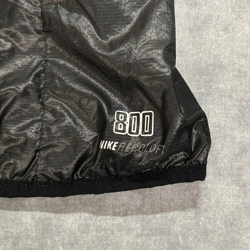Nike AeroLoft 800 Down Running Vest 546673-010 Black Goose Down Packable wms M